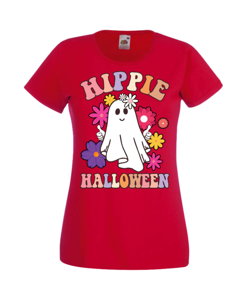 Дамска Тениска Хелоуин Вси Светии Halloween Halloween, October, Pumpkin, Spooky, Witch, Ghost, Candy, Trick Or Treat, Disguise, 