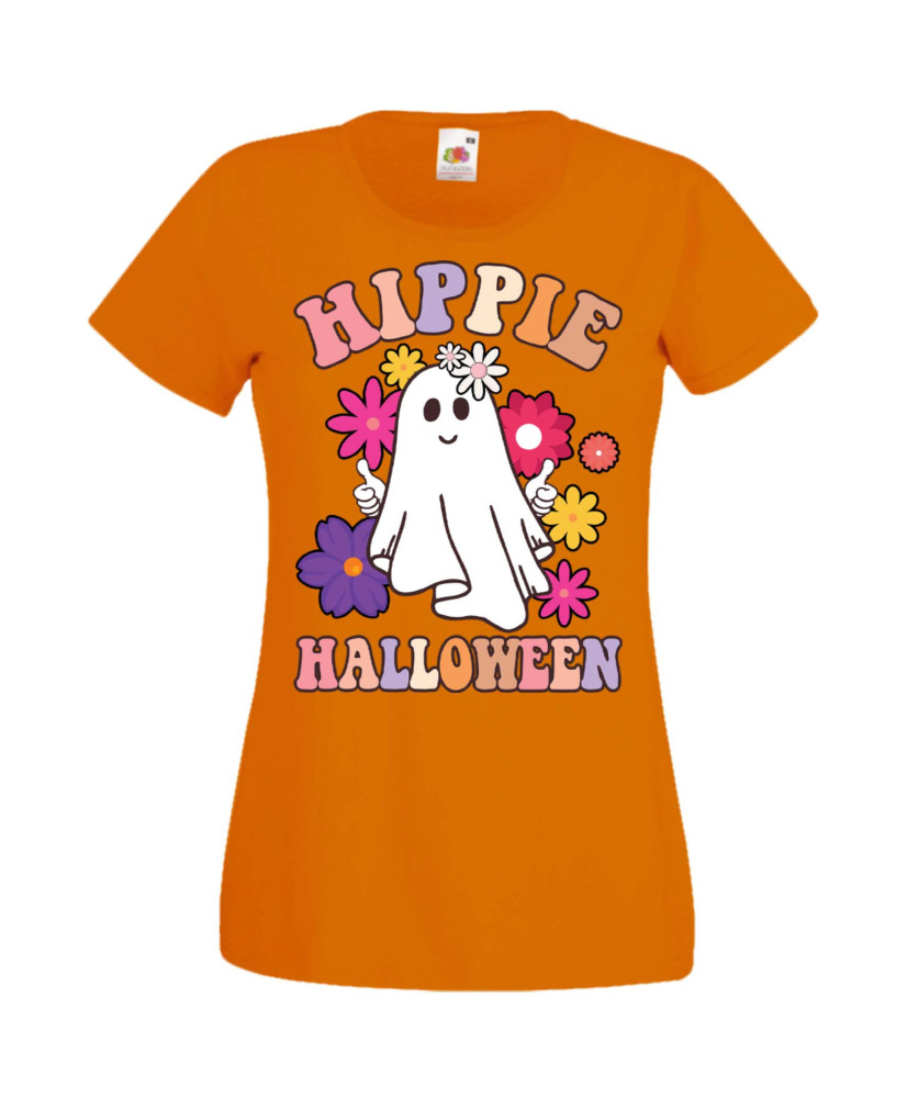 Дамска Тениска Хелоуин Вси Светии Halloween Halloween, October, Pumpkin, Spooky, Witch, Ghost, Candy, Trick Or Treat, Disguise, 