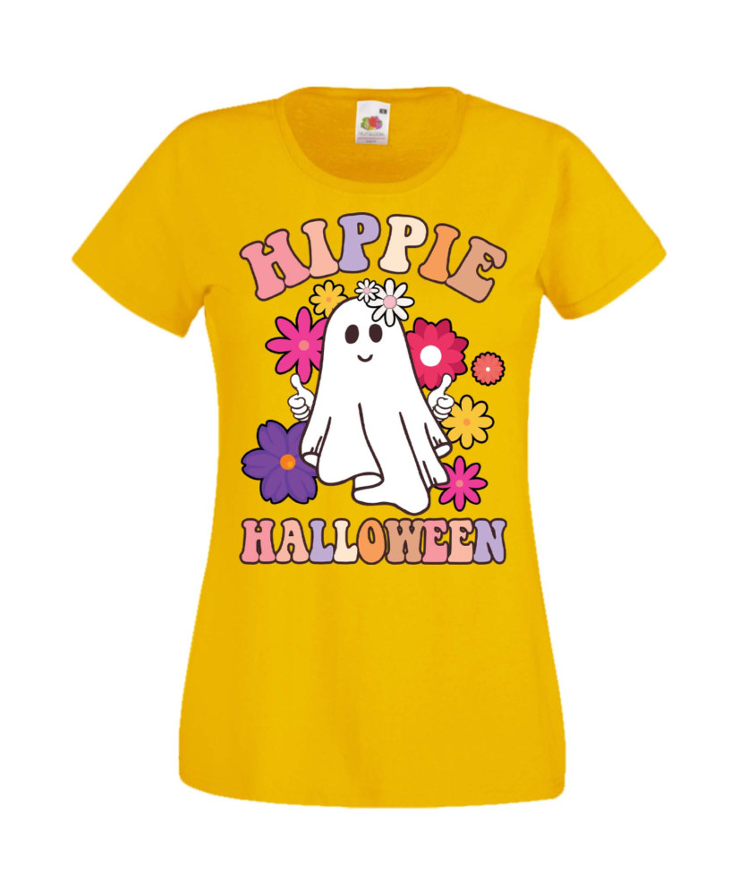 Дамска Тениска Хелоуин Вси Светии Halloween Halloween, October, Pumpkin, Spooky, Witch, Ghost, Candy, Trick Or Treat, Disguise, 