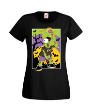 Дамска Тениска Хелоуин Вси Светии Halloween The Simpsons Семейство Симпсън Подарък За Halloween, Вси Светии, Хелоуин, The Simpso