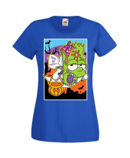 Дамска Тениска Хелоуин Вси Светии Halloween The Simpsons Семейство Симпсън Подарък За Halloween, Вси Светии, Хелоуин, The Simpso