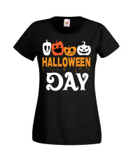 Дамска Тениска Хелоуин Вси Светии Halloween Halloween, October, Pumpkin, Spooky, Witch, Ghost, Candy, Trick Or Treat, Disguise, 