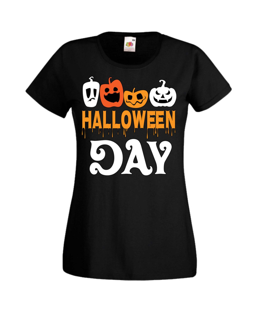 Дамска Тениска Хелоуин Вси Светии Halloween Halloween, October, Pumpkin, Spooky, Witch, Ghost, Candy, Trick Or Treat, Disguise, 