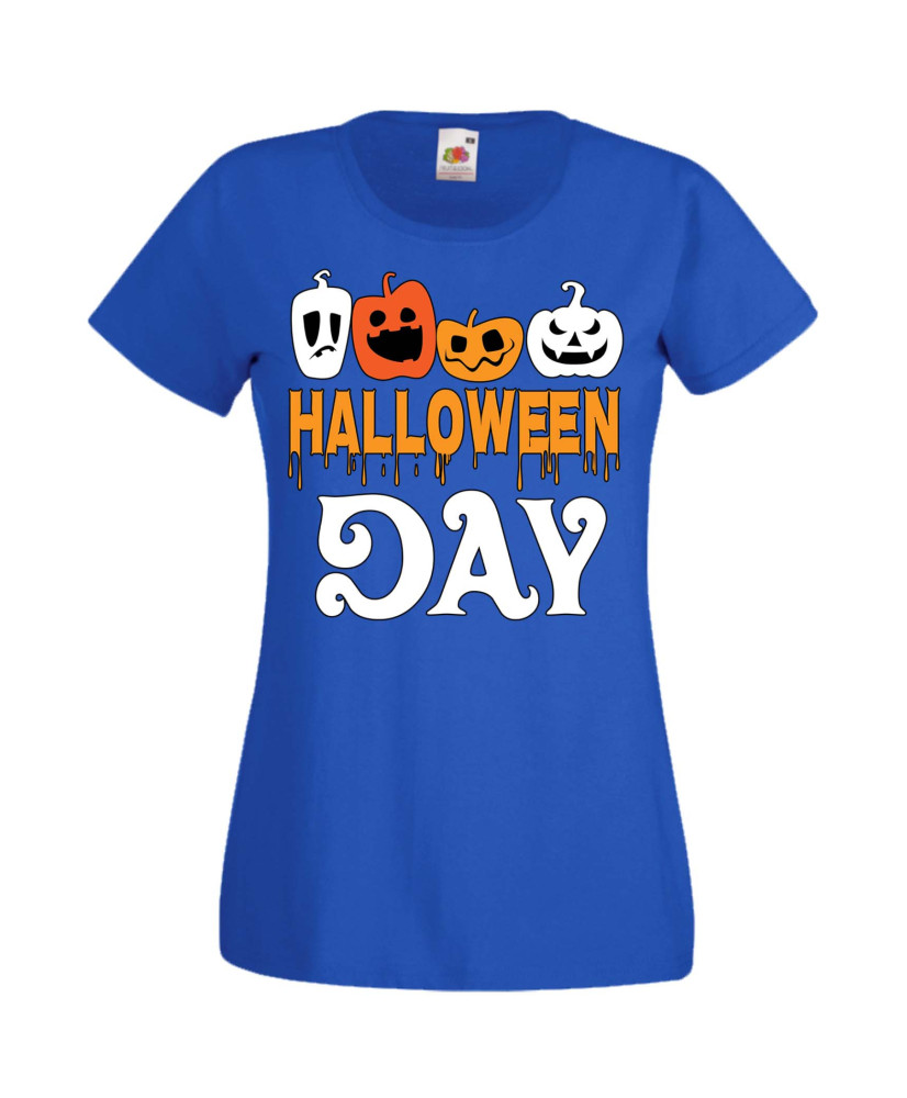 Дамска Тениска Хелоуин Вси Светии Halloween Halloween, October, Pumpkin, Spooky, Witch, Ghost, Candy, Trick Or Treat, Disguise, 