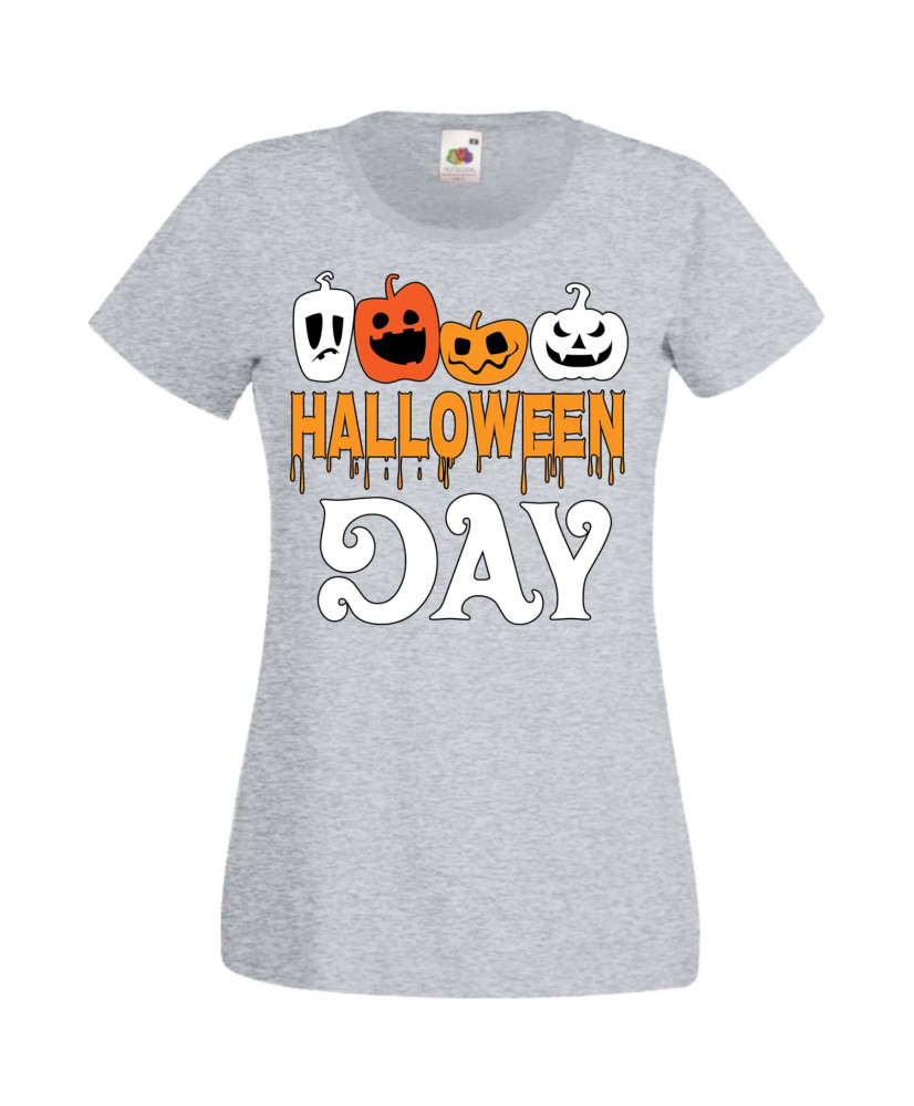 Дамска Тениска Хелоуин Вси Светии Halloween Halloween, October, Pumpkin, Spooky, Witch, Ghost, Candy, Trick Or Treat, Disguise, 