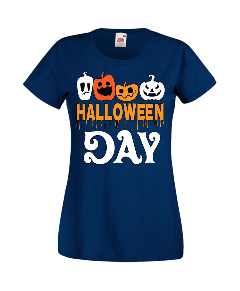 Дамска Тениска Хелоуин Вси Светии Halloween Halloween, October, Pumpkin, Spooky, Witch, Ghost, Candy, Trick Or Treat, Disguise, 