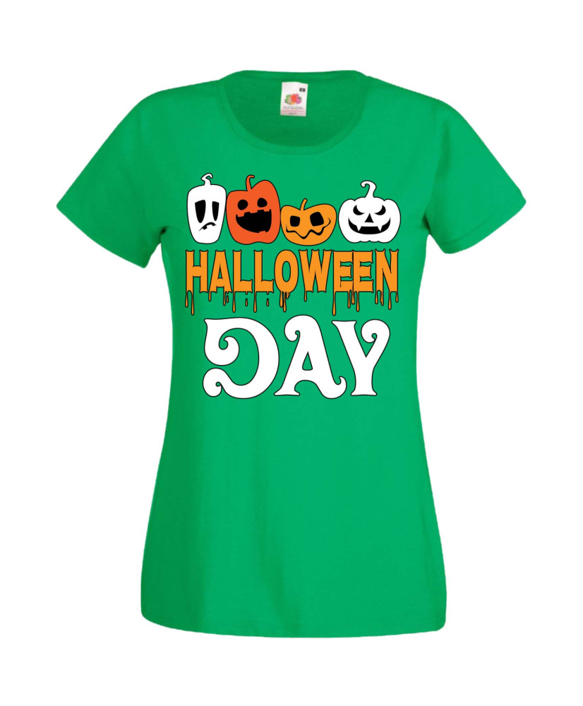 Дамска Тениска Хелоуин Вси Светии Halloween Halloween, October, Pumpkin, Spooky, Witch, Ghost, Candy, Trick Or Treat, Disguise, 