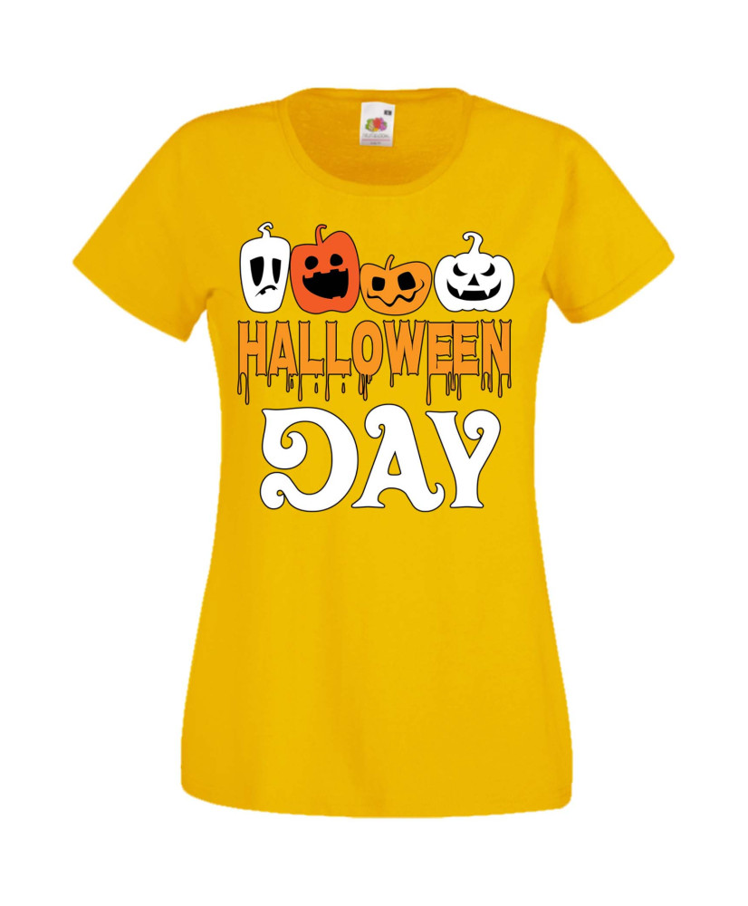 Дамска Тениска Хелоуин Вси Светии Halloween Halloween, October, Pumpkin, Spooky, Witch, Ghost, Candy, Trick Or Treat, Disguise, 