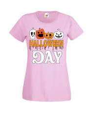 Дамска Тениска Хелоуин Вси Светии Halloween Halloween, October, Pumpkin, Spooky, Witch, Ghost, Candy, Trick Or Treat, Disguise, 