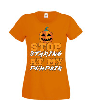 Дамска Тениска Хелоуин Вси Светии Halloween Halloween, October, Pumpkin, Spooky, Witch, Ghost, Candy, Trick Or Treat, Disguise, 