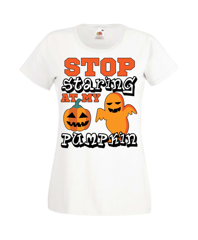 Дамска Тениска Хелоуин Вси Светии Halloween Halloween, October, Pumpkin, Spooky, Witch, Ghost, Candy, Trick Or Treat, Disguise, 