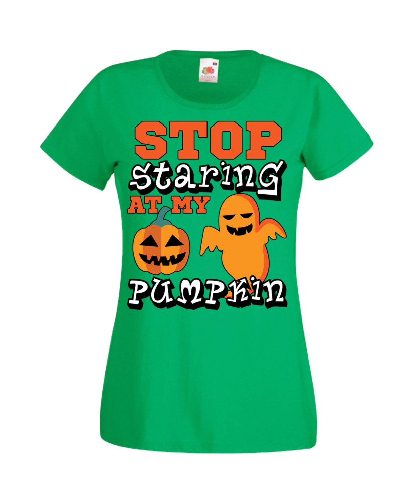 Дамска Тениска Хелоуин Вси Светии Halloween Halloween, October, Pumpkin, Spooky, Witch, Ghost, Candy, Trick Or Treat, Disguise, 