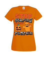 Дамска Тениска Хелоуин Вси Светии Halloween Halloween, October, Pumpkin, Spooky, Witch, Ghost, Candy, Trick Or Treat, Disguise, 
