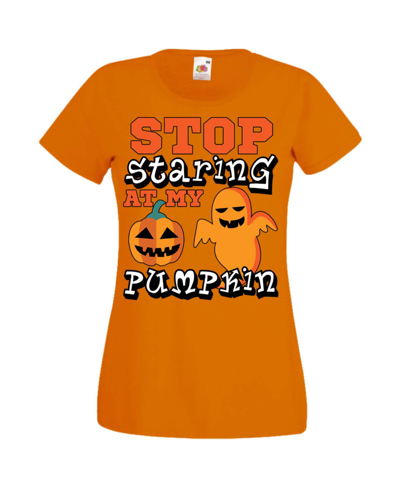 Дамска Тениска Хелоуин Вси Светии Halloween Halloween, October, Pumpkin, Spooky, Witch, Ghost, Candy, Trick Or Treat, Disguise, 