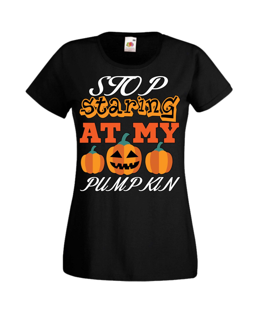 Дамска Тениска Хелоуин Вси Светии Halloween Halloween, October, Pumpkin, Spooky, Witch, Ghost, Candy, Trick Or Treat, Disguise, 