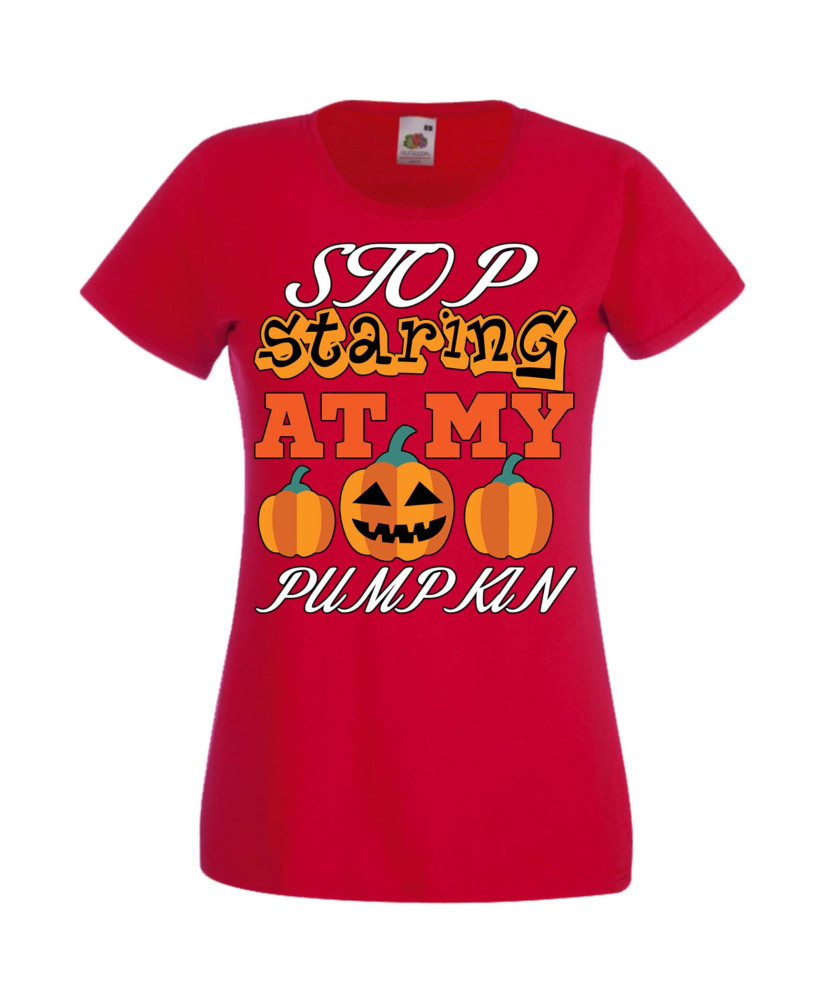 Дамска Тениска Хелоуин Вси Светии Halloween Halloween, October, Pumpkin, Spooky, Witch, Ghost, Candy, Trick Or Treat, Disguise, 
