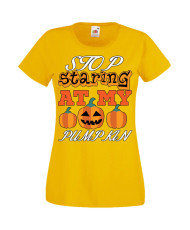 Дамска Тениска Хелоуин Вси Светии Halloween Halloween, October, Pumpkin, Spooky, Witch, Ghost, Candy, Trick Or Treat, Disguise, 