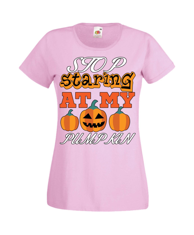 Дамска Тениска Хелоуин Вси Светии Halloween Halloween, October, Pumpkin, Spooky, Witch, Ghost, Candy, Trick Or Treat, Disguise, 