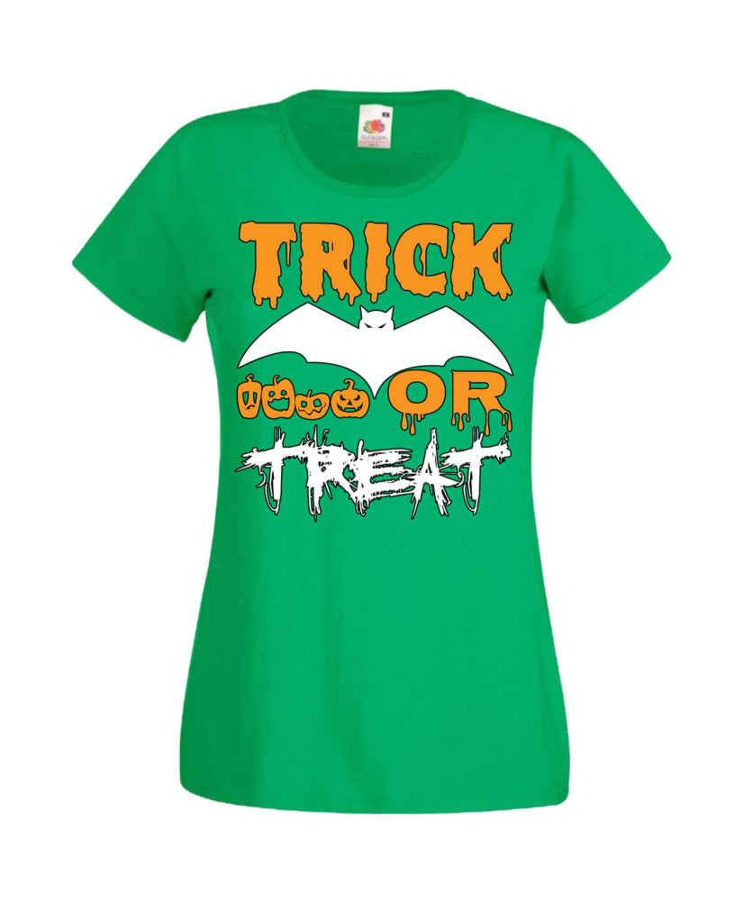 Дамска Тениска Хелоуин Вси Светии Halloween Halloween, October, Pumpkin, Spooky, Witch, Ghost, Candy, Trick Or Treat, Disguise, 