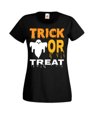 Дамска Тениска Хелоуин Вси Светии Halloween Halloween, October, Pumpkin, Spooky, Witch, Ghost, Candy, Trick Or Treat, Disguise, 