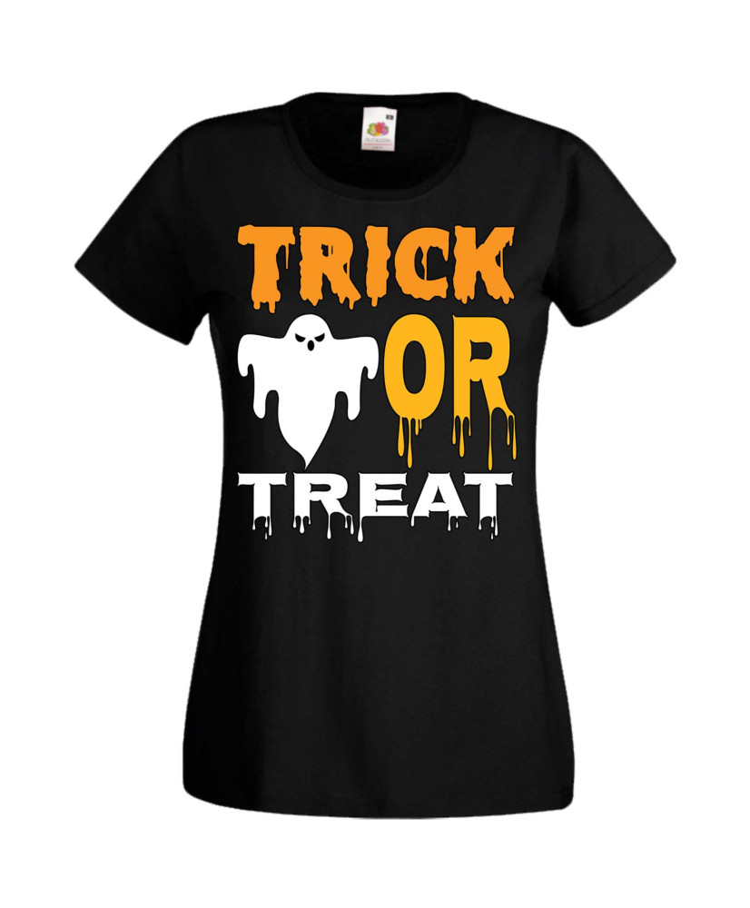 Дамска Тениска Хелоуин Вси Светии Halloween Halloween, October, Pumpkin, Spooky, Witch, Ghost, Candy, Trick Or Treat, Disguise, 