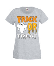 Дамска Тениска Хелоуин Вси Светии Halloween Halloween, October, Pumpkin, Spooky, Witch, Ghost, Candy, Trick Or Treat, Disguise, 