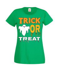 Дамска Тениска Хелоуин Вси Светии Halloween Halloween, October, Pumpkin, Spooky, Witch, Ghost, Candy, Trick Or Treat, Disguise, 