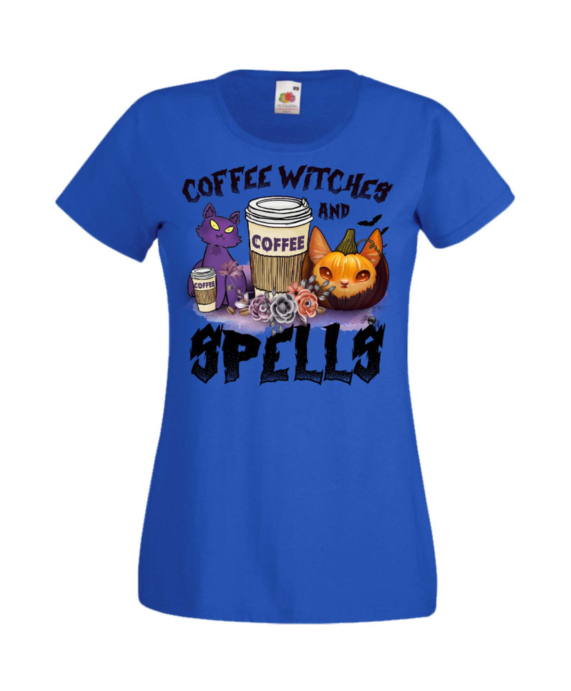 Дамска Тениска Хелоуин Вси Светии Halloween Halloween, October, Pumpkin, Spooky, Witch, Ghost, Candy, Trick Or Treat, Disguise, 