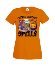 Дамска Тениска Хелоуин Вси Светии Halloween Halloween, October, Pumpkin, Spooky, Witch, Ghost, Candy, Trick Or Treat, Disguise, 