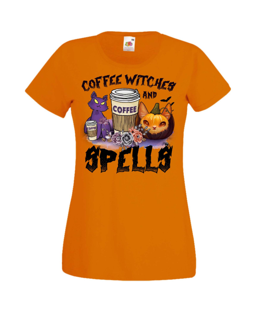 Дамска Тениска Хелоуин Вси Светии Halloween Halloween, October, Pumpkin, Spooky, Witch, Ghost, Candy, Trick Or Treat, Disguise, 