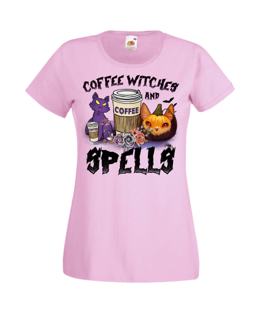 Дамска Тениска Хелоуин Вси Светии Halloween Halloween, October, Pumpkin, Spooky, Witch, Ghost, Candy, Trick Or Treat, Disguise, 