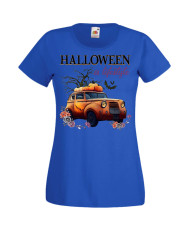 Дамска Тениска Хелоуин Вси Светии Halloween Halloween, October, Pumpkin, Spooky, Witch, Ghost, Candy, Trick Or Treat, Disguise, 