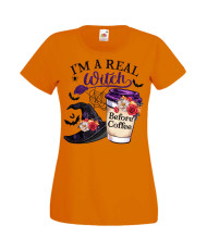 Дамска Тениска Хелоуин Вси Светии Halloween Halloween, October, Pumpkin, Spooky, Witch, Ghost, Candy, Trick Or Treat, Disguise, 