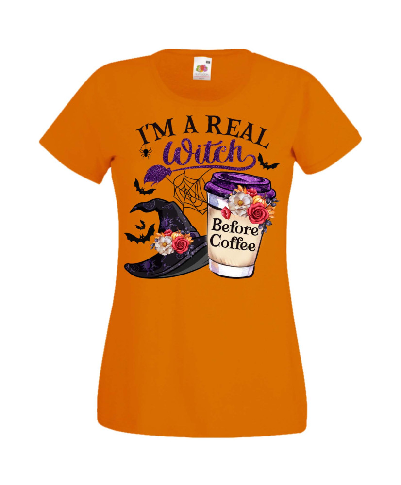 Дамска Тениска Хелоуин Вси Светии Halloween Halloween, October, Pumpkin, Spooky, Witch, Ghost, Candy, Trick Or Treat, Disguise, 