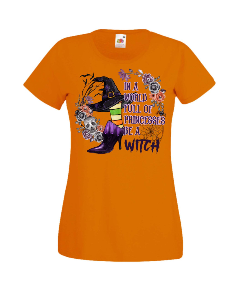 Дамска Тениска Хелоуин Вси Светии Halloween Halloween, October, Pumpkin, Spooky, Witch, Ghost, Candy, Trick Or Treat, Disguise, 