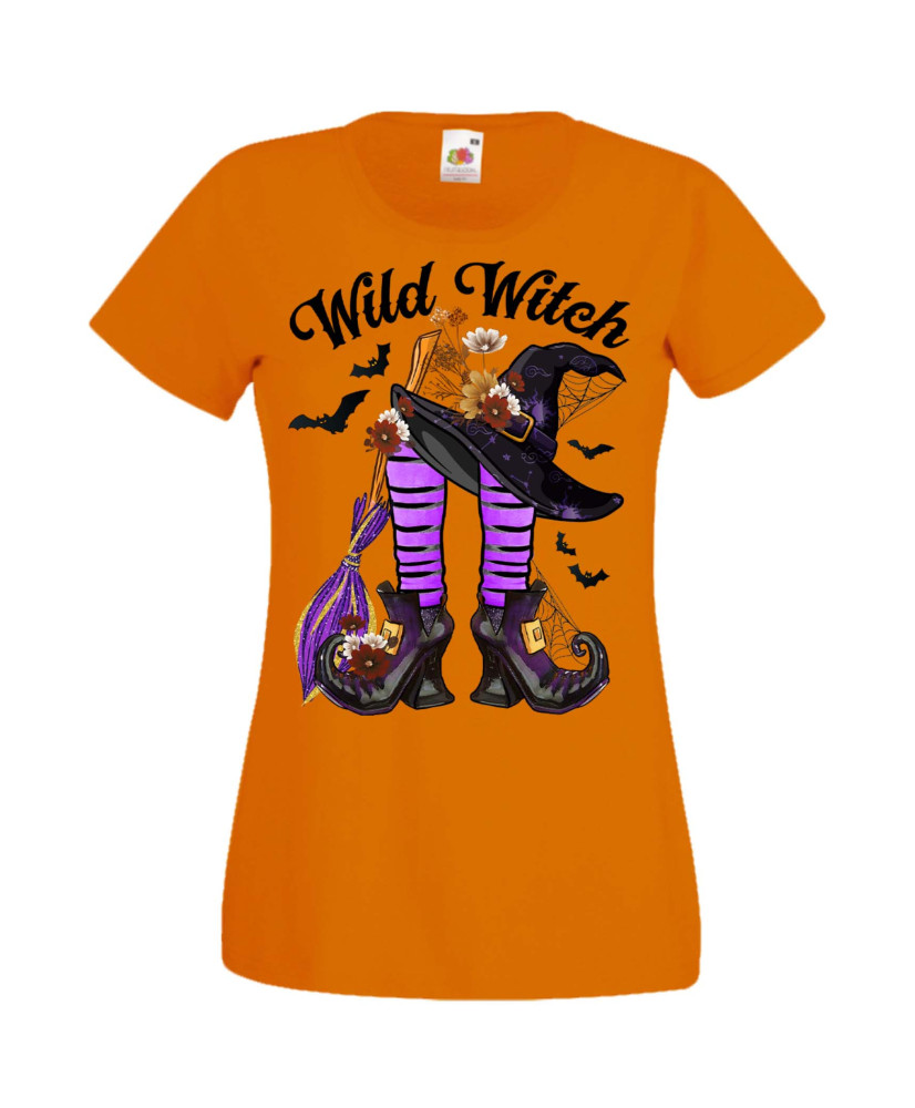 Дамска Тениска Хелоуин Вси Светии Halloween Halloween, October, Pumpkin, Spooky, Witch, Ghost, Candy, Trick Or Treat, Disguise, 
