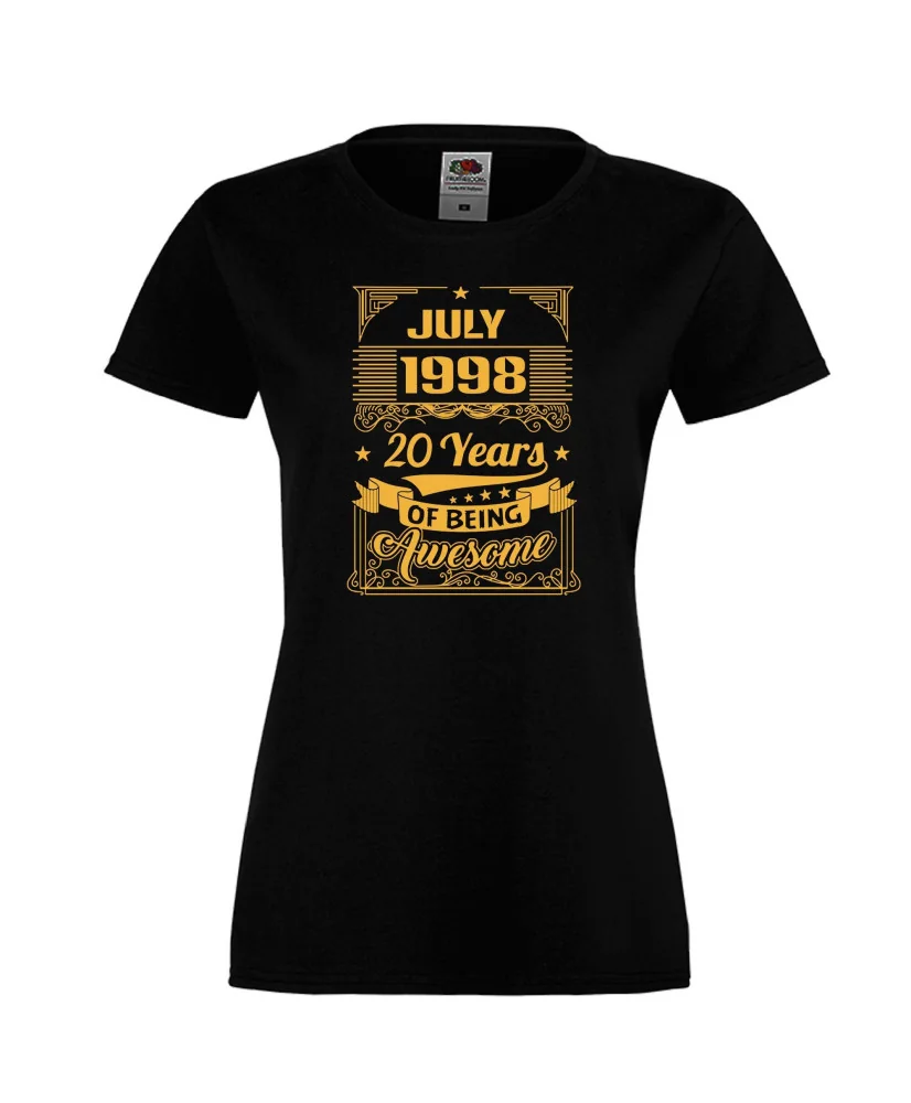 Дамска тениска JULY 1998 20 YEARS BEING AWESOME Дамска тениска JULY 1998 20 YEARS BEING AWESOME