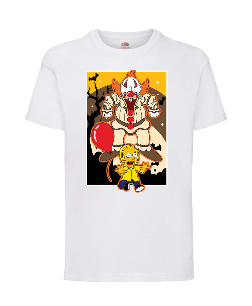 Детска Тениска The Simpsons Krusty The Clown Pennywise 01