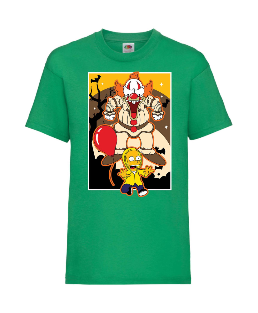 Детска Тениска The Simpsons Krusty The Clown Pennywise 01