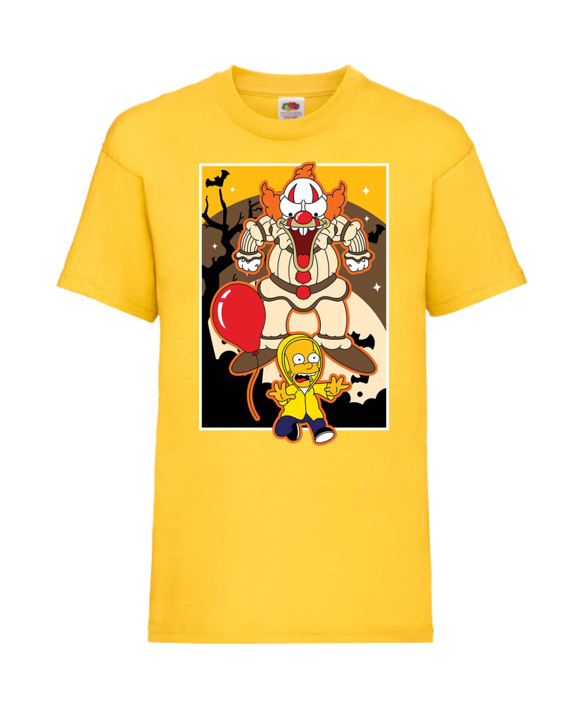 Детска Тениска The Simpsons Krusty The Clown Pennywise 01