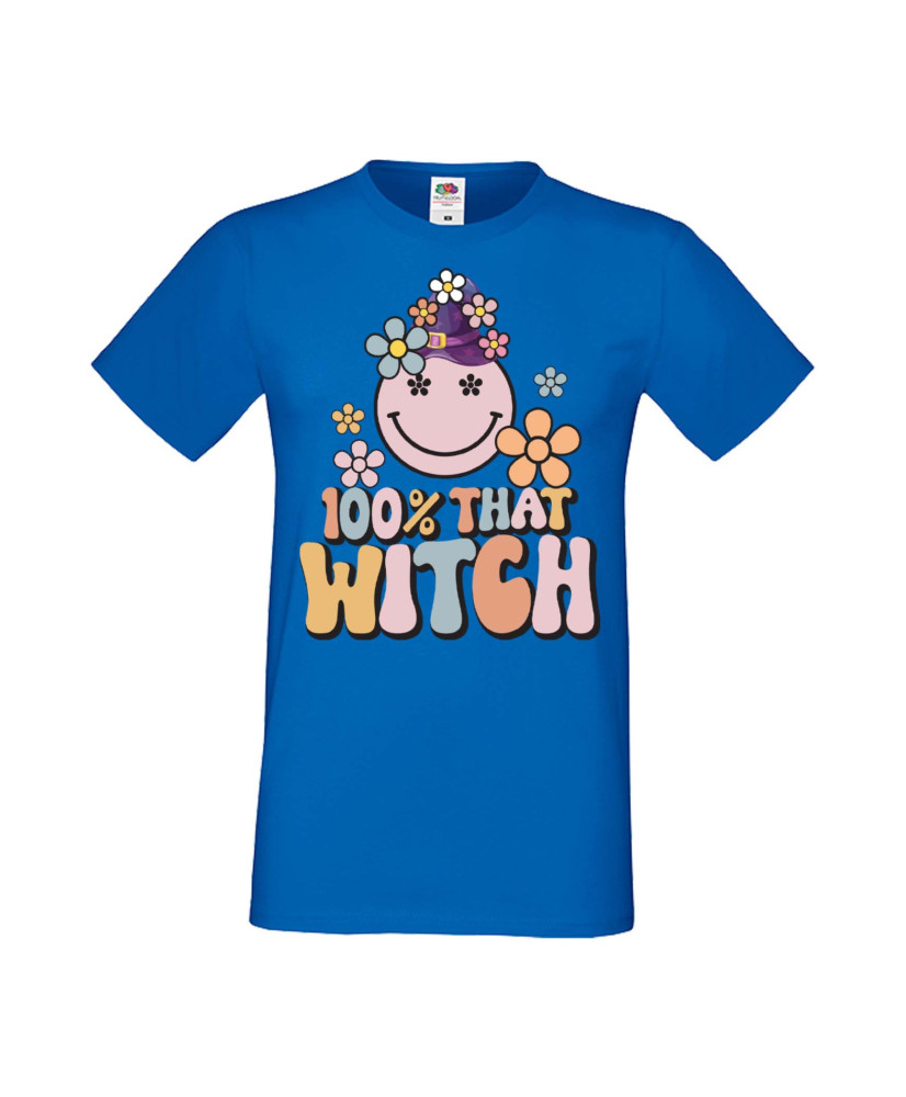 Мъжка Тениска Хелоуин Вси Светии Halloween 100 % That Witch Мъжка Тениска Хелоуин Вси Светии Halloween 100 % That Witch
