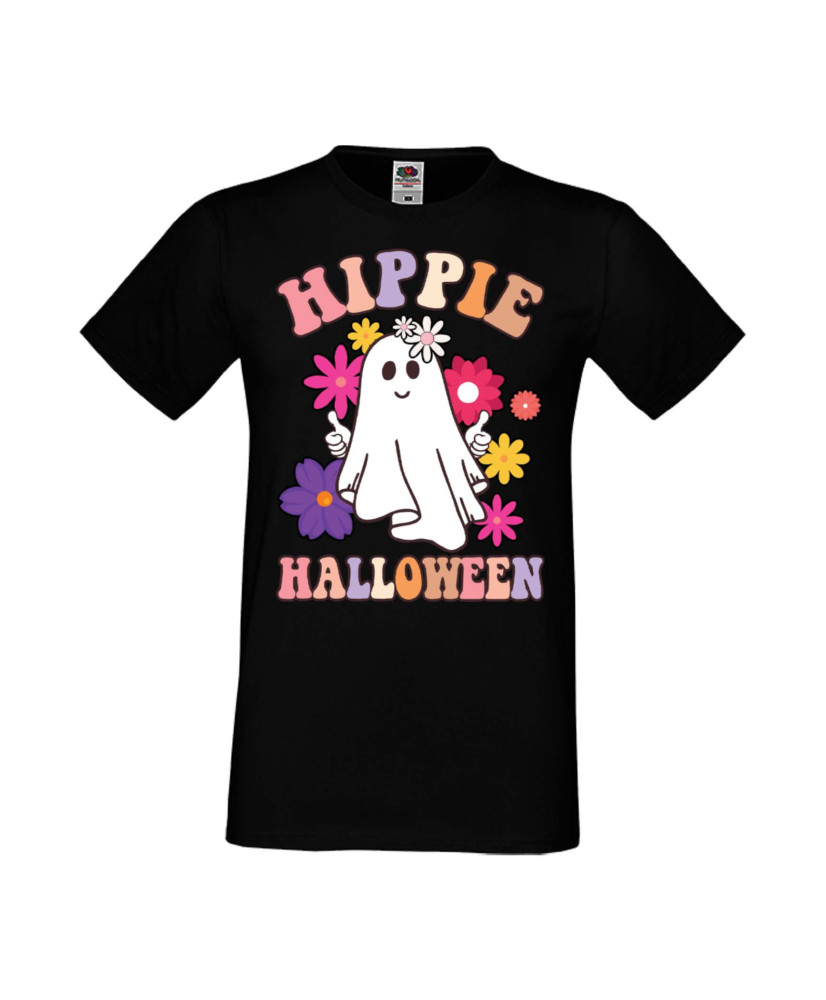 Мъжка Тениска Хелоуин Вси Светии Halloween Hippie Halloween Мъжка Тениска Хелоуин Вси Светии Halloween Hippie Halloween