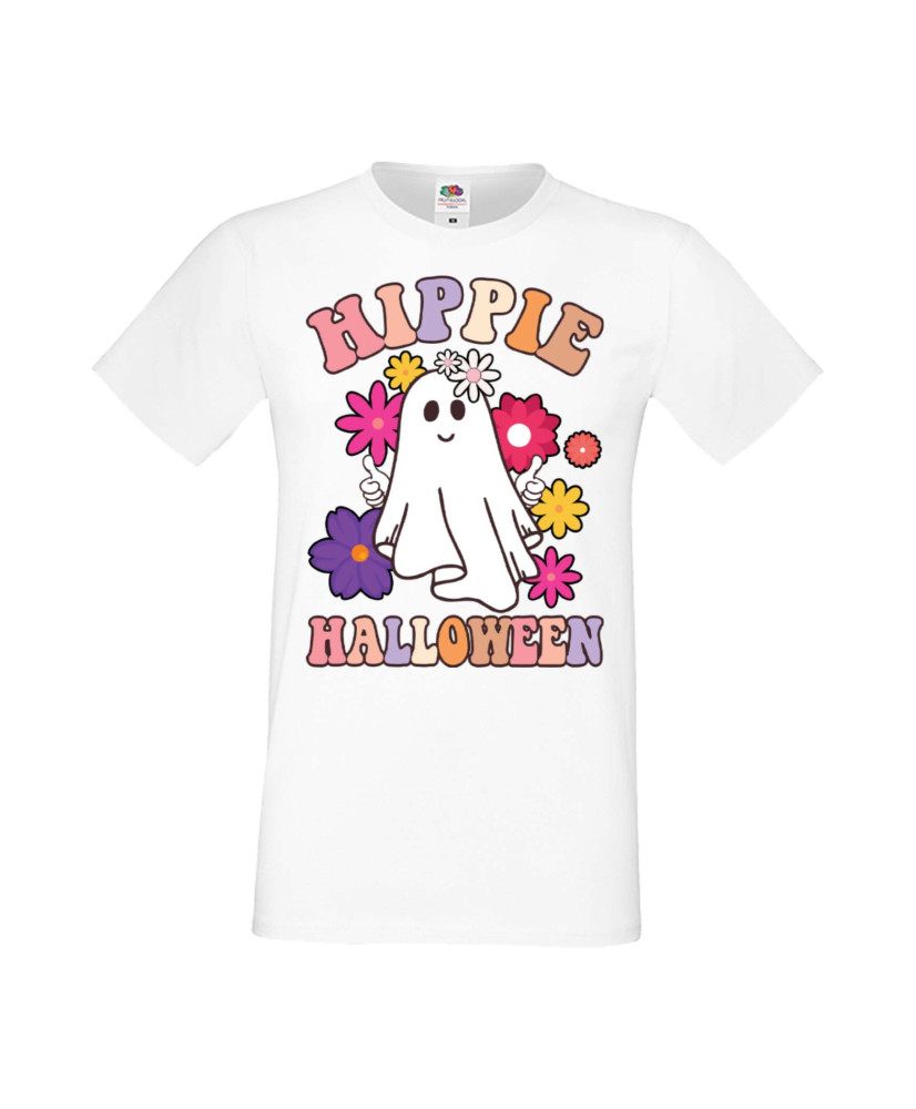 Мъжка Тениска Хелоуин Вси Светии Halloween Hippie Halloween Мъжка Тениска Хелоуин Вси Светии Halloween Hippie Halloween