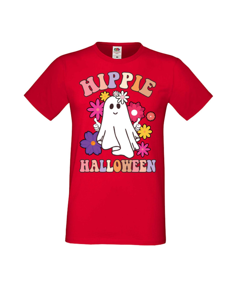 Мъжка Тениска Хелоуин Вси Светии Halloween Hippie Halloween Мъжка Тениска Хелоуин Вси Светии Halloween Hippie Halloween