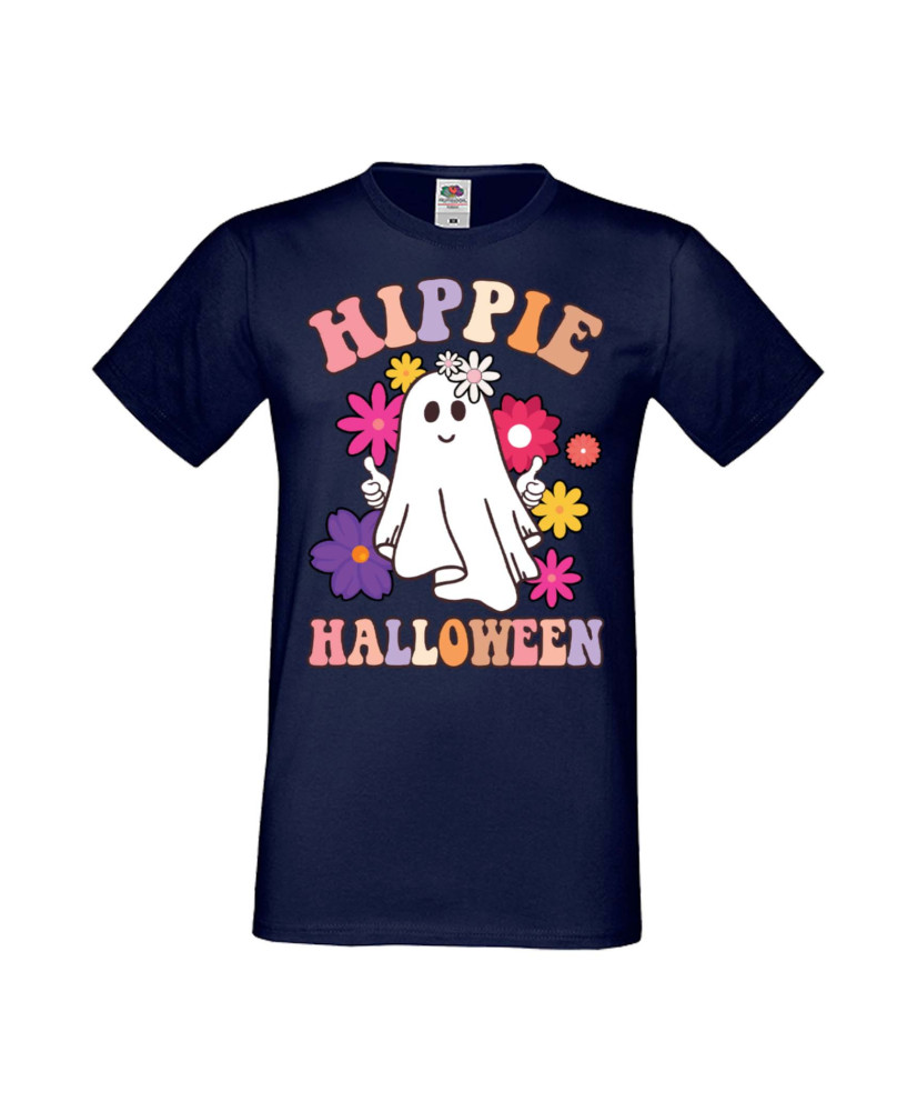 Мъжка Тениска Хелоуин Вси Светии Halloween Hippie Halloween Мъжка Тениска Хелоуин Вси Светии Halloween Hippie Halloween