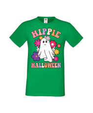 Мъжка Тениска Хелоуин Вси Светии Halloween Hippie Halloween