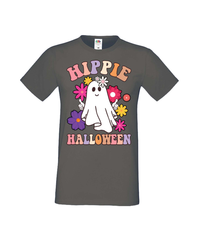 Мъжка Тениска Хелоуин Вси Светии Halloween Hippie Halloween Мъжка Тениска Хелоуин Вси Светии Halloween Hippie Halloween