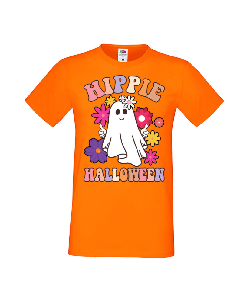 Мъжка Тениска Хелоуин Вси Светии Halloween Hippie Halloween Мъжка Тениска Хелоуин Вси Светии Halloween Hippie Halloween