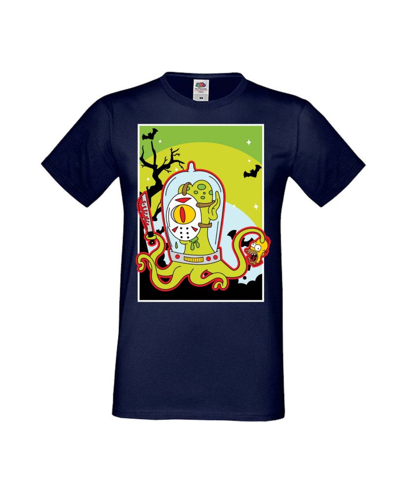 Мъжка Тениска Хелоуин Вси Светии Halloween Семейство Симпсън The Simpsons Alien Мъжка Тениска Хелоуин Вси Светии Halloween Семейство Симпсън The Simpsons Alien