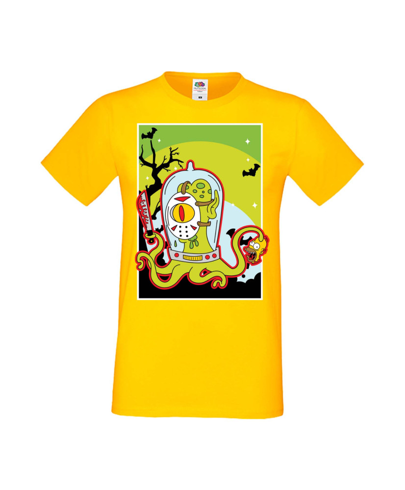 Мъжка Тениска Хелоуин Вси Светии Halloween Семейство Симпсън The Simpsons Alien Мъжка Тениска Хелоуин Вси Светии Halloween Семейство Симпсън The Simpsons Alien